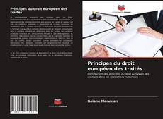 Capa do livro de Principes du droit européen des traités 