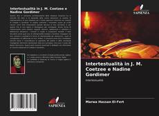 Portada del libro de Intertestualità in J. M. Coetzee e Nadine Gordimer