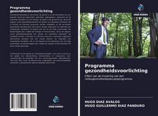 Couverture de Programma gezondheidsvoorlichting