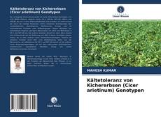 Buchcover von Kältetoleranz von Kichererbsen (Cicer arietinum) Genotypen