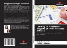 Capa do livro de Lending to investment projects of small business entities 