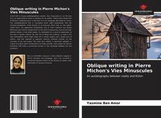 Capa do livro de Oblique writing in Pierre Michon's Vies Minuscules 