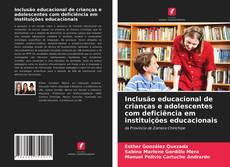 Couverture de Inclusão educacional de crianças e adolescentes com deficiência em instituições educacionais