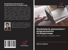 Rozdzielenie planowania i programowania strategicznego的封面