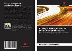 Capa do livro de Change management & Intervention research 