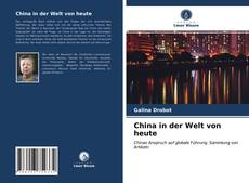 Capa do livro de China in der Welt von heute 