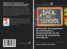 Portada del libro de Aplicación de programas de orientación y asesoramiento en los centros de enseñanza secundaria