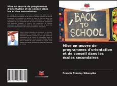 Обложка Mise en œuvre de programmes d'orientation et de conseil dans les écoles secondaires