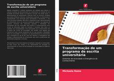 Transformação de um programa de escrita universitária kitap kapağı