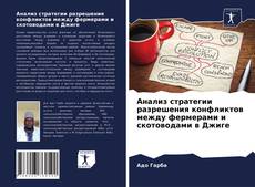 Bookcover of Анализ стратегии разрешения конфликтов между фермерами и скотоводами в Джиге