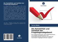 Copertina di Die Reliabilität und Validität der Fragebogenabgabeart