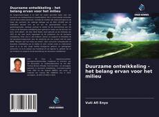 Bookcover of Duurzame ontwikkeling - het belang ervan voor het milieu