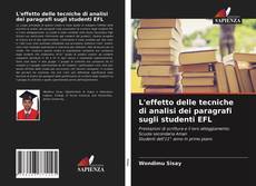 Bookcover of L'effetto delle tecniche di analisi dei paragrafi sugli studenti EFL