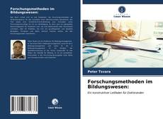 Bookcover of Forschungsmethoden im Bildungswesen: