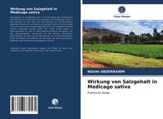 Wirkung von Salzgehalt in Medicago sativa kitap kapağı