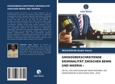 GRENZÜBERSCHREITENDE KRIMINALITÄT ZWISCHEN BENIN UND NIGERIA : kitap kapağı