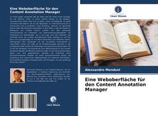Eine Weboberfläche für den Content Annotation Manager kitap kapağı