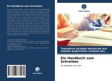 Ein Handbuch zum Schreiben kitap kapağı