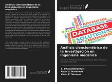Buchcover von Análisis cienciométrico de la investigación en ingeniería mecánica