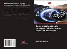 Buchcover von Les compétences de pensée critique comme objectifs éducatifs