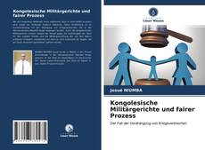 Kongolesische Militärgerichte und fairer Prozess kitap kapağı