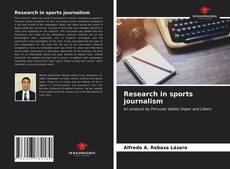 Capa do livro de Research in sports journalism 