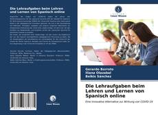 Die Lehraufgaben beim Lehren und Lernen von Spanisch online kitap kapağı