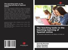 Capa do livro de The teaching tasks in the teaching-learning of Spanish online 