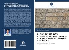 Bookcover of AUSWIRKUNG DES AUSFACHUNGSMATERIALS AUF DAS VERHALTEN DES GEBÄUDES