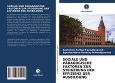 Portada del libro de SOZIALE UND PÄDAGOGISCHE FAKTOREN ZUR STEIGERUNG DER EFFIZIENZ DER AUSBILDUNG