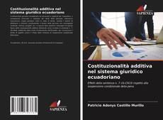 Bookcover of Costituzionalità additiva nel sistema giuridico ecuadoriano