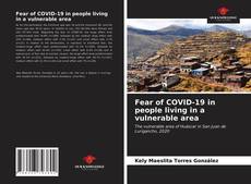 Portada del libro de Fear of COVID-19 in people living in a vulnerable area