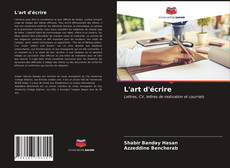 Portada del libro de L'art d'écrire
