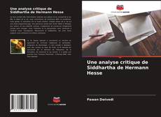 Обложка Une analyse critique de Siddhartha de Hermann Hesse