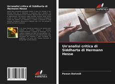 Bookcover of Un'analisi critica di Siddharta di Hermann Hesse