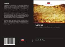 Bookcover of Langue