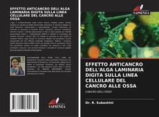 EFFETTO ANTICANCRO DELL'ALGA LAMINARIA DIGITA SULLA LINEA CELLULARE DEL CANCRO ALLE OSSA的封面