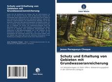 Bookcover of Schutz und Erhaltung von Gebieten mit Grundwasseranreicherung