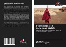 Bookcover of Deprivazione ed esclusione sociale