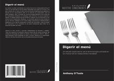 Buchcover von Digerir el menú