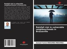 Capa do livro de Rainfall risk in vulnerable neighbourhoods in Brazzaville 