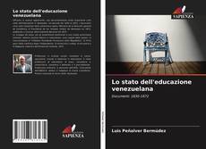 Lo stato dell'educazione venezuelana kitap kapağı