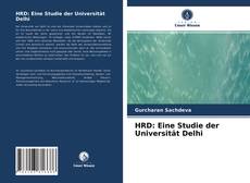 Couverture de HRD: Eine Studie der Universität Delhi