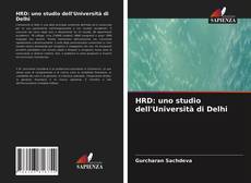 HRD: uno studio dell'Università di Delhi kitap kapağı