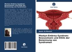 Bookcover of Mostyn-Embrey-Syndrom: Bewusstsein und Ethik der Benennung von Syndromen