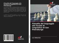 Filosofia del linguaggio alla Scuola di Linguistica di San Pietroburgo kitap kapağı