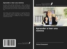 Portada del libro de Aprender a leer una nómina