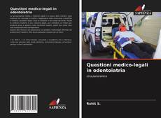 Questioni medico-legali in odontoiatria kitap kapağı