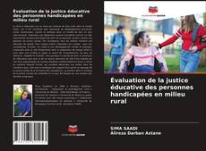 Couverture de Évaluation de la justice éducative des personnes handicapées en milieu rural