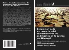 Portada del libro de Estimación de la escorrentía y del rendimiento de los sedimentos en la cuenca del Nilo Azul